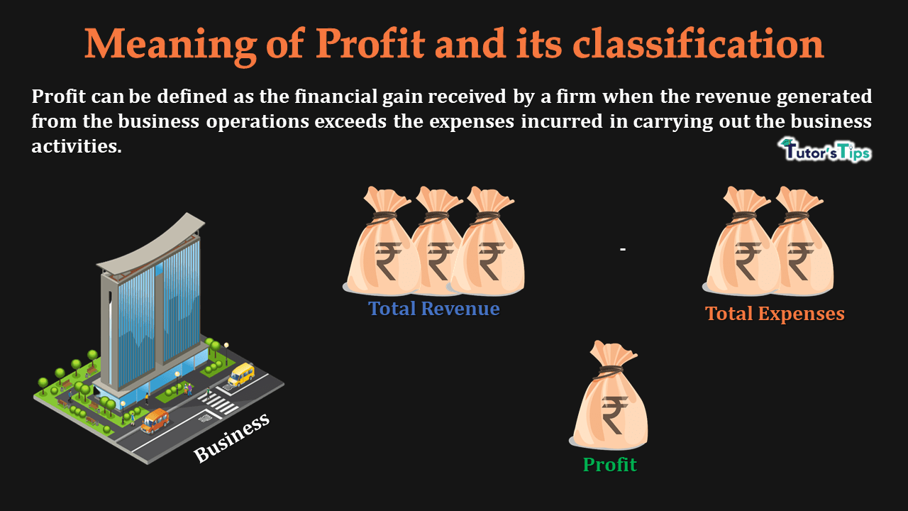 Meaning of Profit and its classification - In Hindi