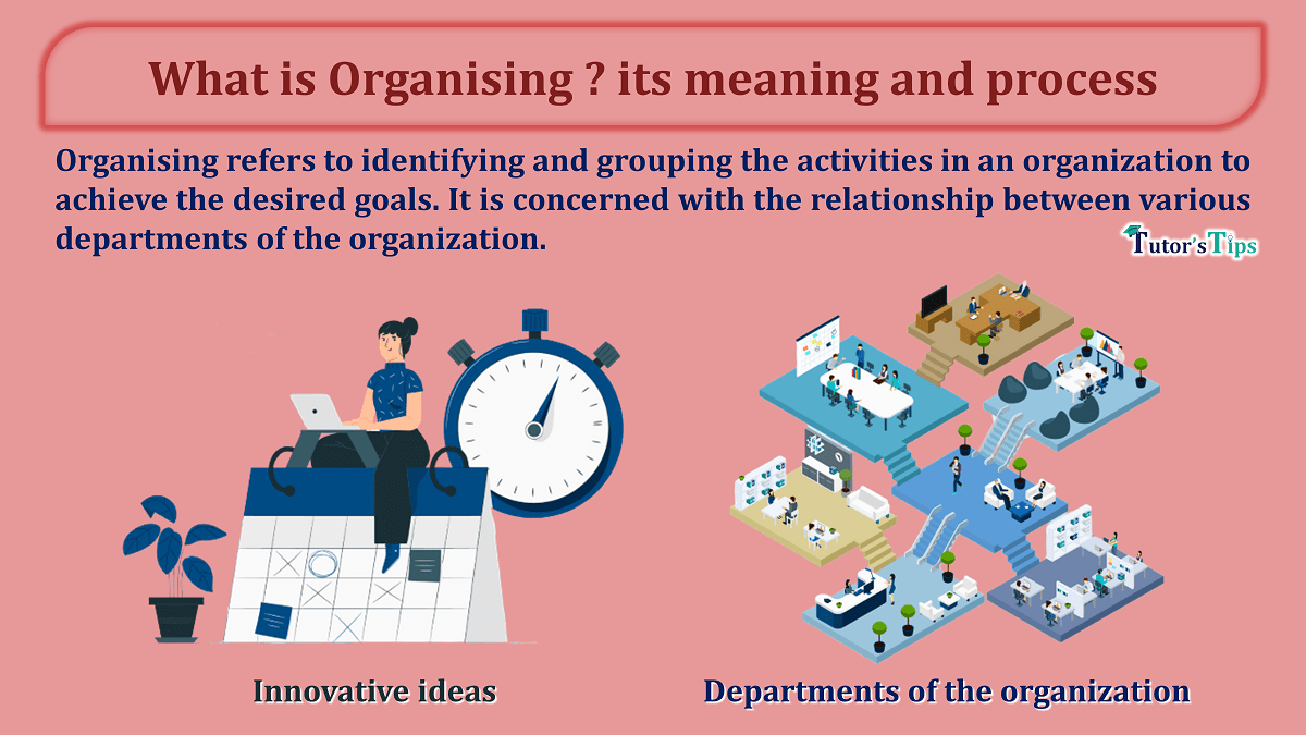 What is Organising ? its meaning and process - In Hindi