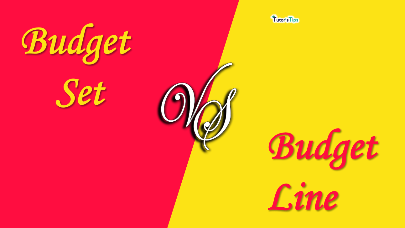 7 Difference between Budget Line and Budget Set - In Hindi