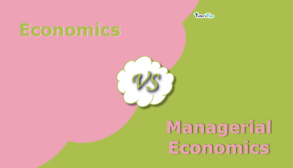 10 Difference between Economics and Managerial Economics - In Hindi