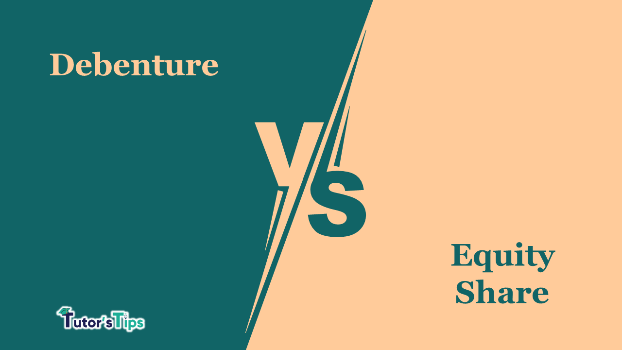 9 Important Difference between debenture and equity share - In Hindi