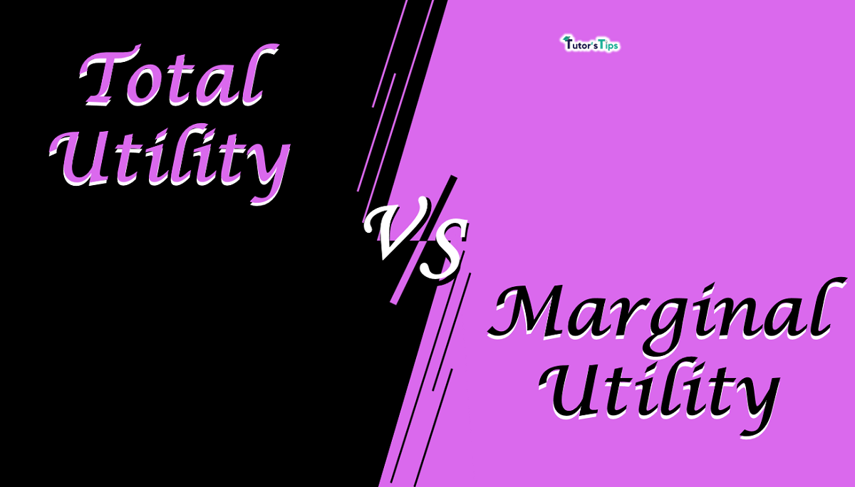 6 Easy Difference between Total Utility and Marginal Utility - In Hindi
