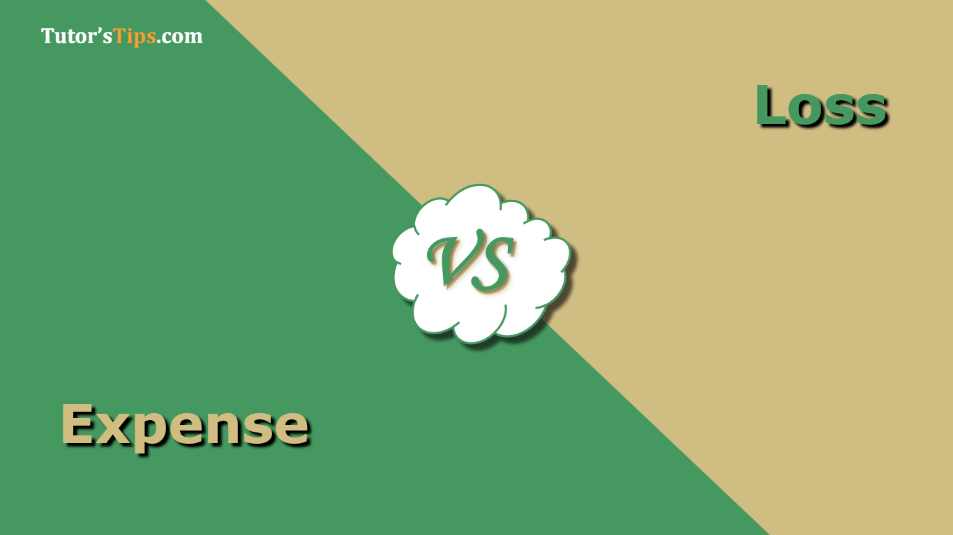 5 Main Difference Between Loss and Expense - In Hindi