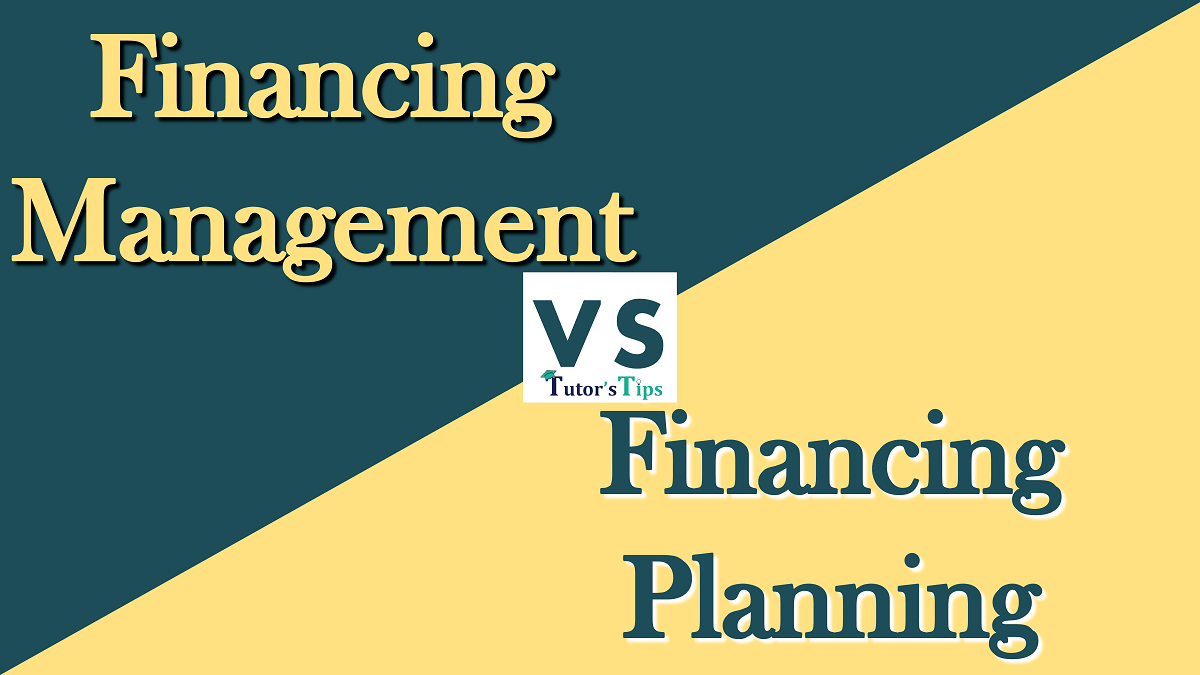6 Easy Differences between Financial Management and Planning - In Hindi