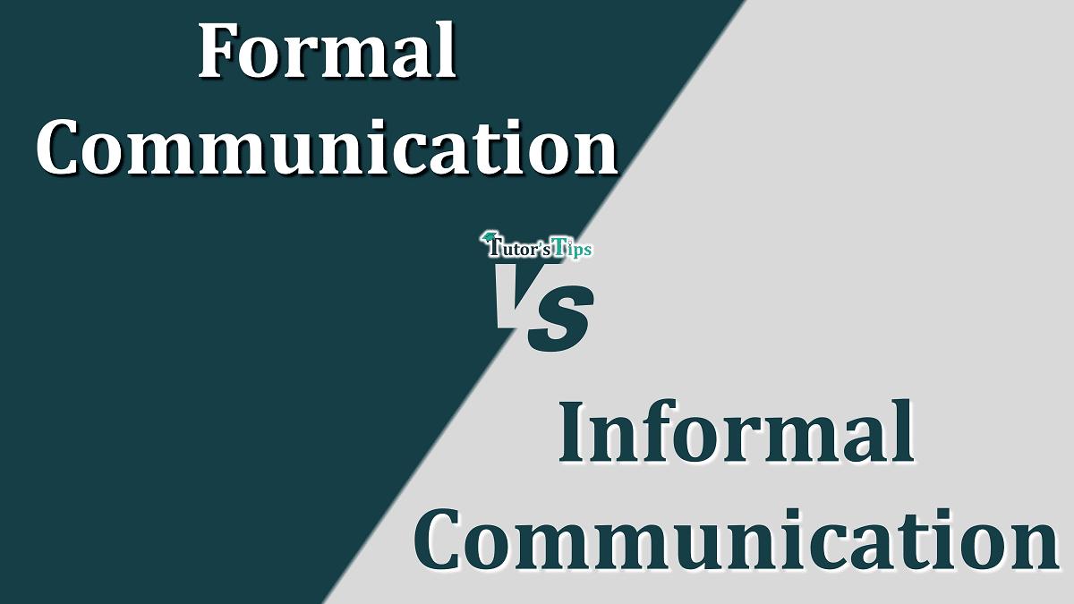 7 Easy Differences between Formal and Informal Communication - In Hindi