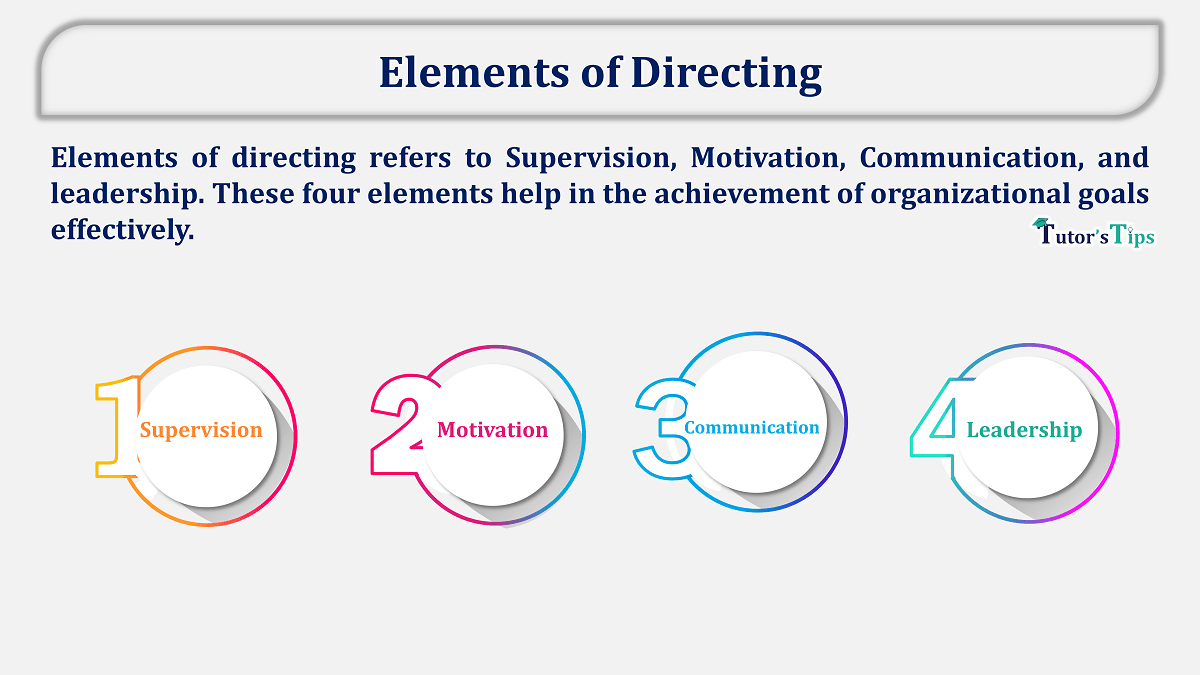 4 Important Elements of Directing explained with examples - In Hindi
