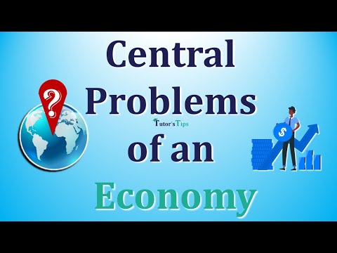 Central Problems of economy - Explained with animated Examples