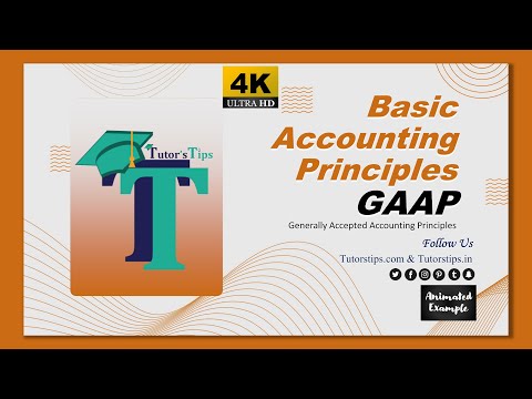 Accounting Principles GAAP – Explanation with Examples