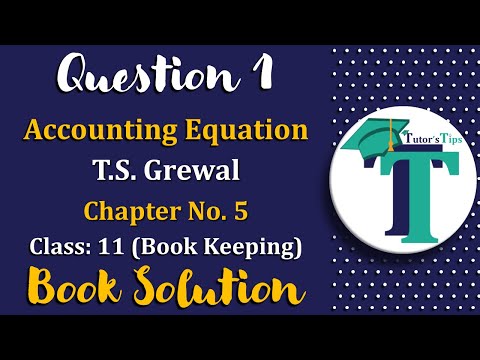 Question 1 Chapter 5 T.S. Grewal +1 Book 2019 - Solution- Explained with Animated Examples