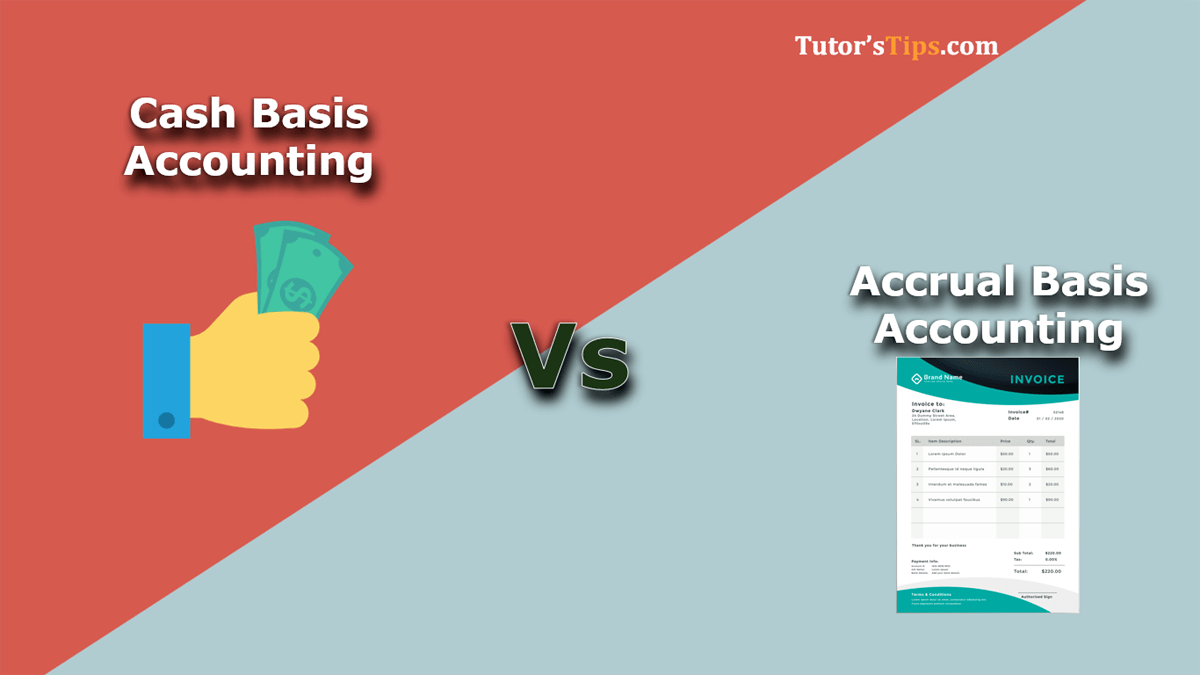 Difference between Cash Accounting and Accrual Accounting