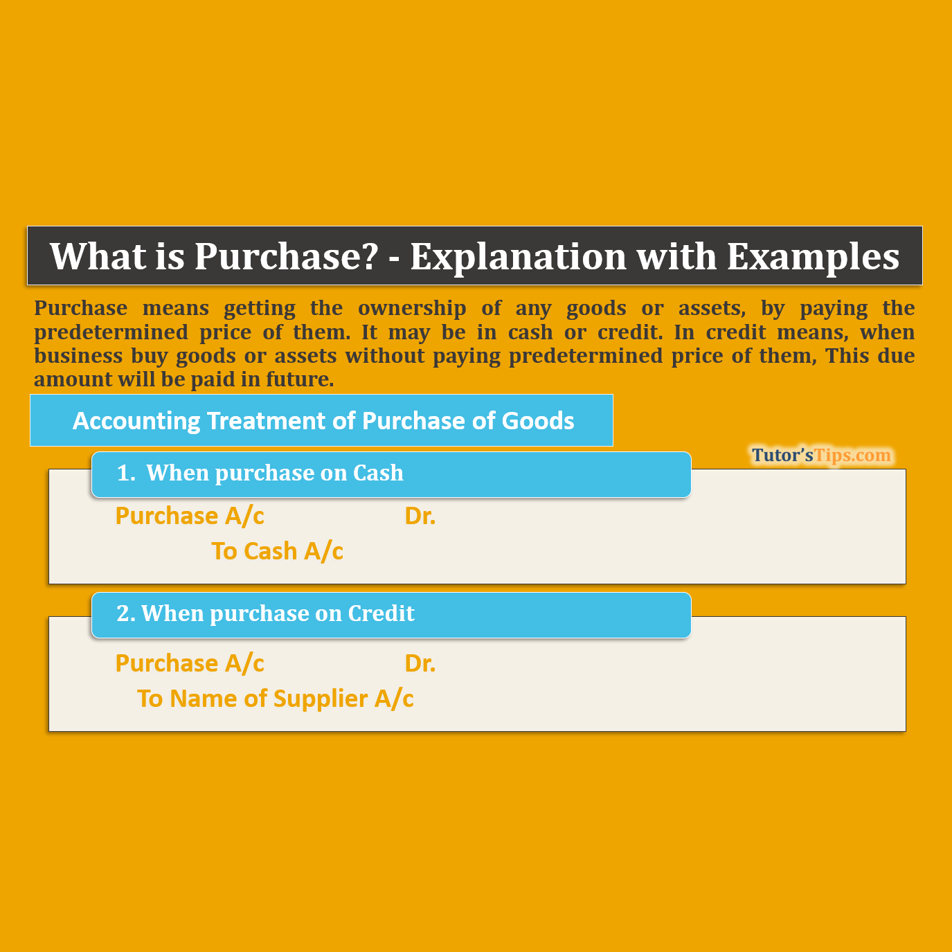 What Is Purchase Meaning