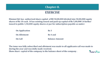 Chapter No. 8 - Company Accounts - Accounting for Share Capital Question No.2 Chapter No.8 T.S. Grewal 2 Book 2019 Solution min min 360x202 - Chapter No. 8 - Company Accounts - Accounting for Share Capital
