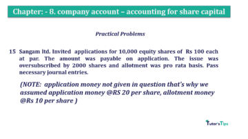 Chapter No. 8 - Company Accounts - Accounting for Share Capital Question No.15 Chapter No.8 T.S. Grewal 2 Book 2019 Solution min min 360x202 - Chapter No. 8 - Company Accounts - Accounting for Share Capital