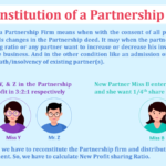 Reconstitution of a Partnership Firm