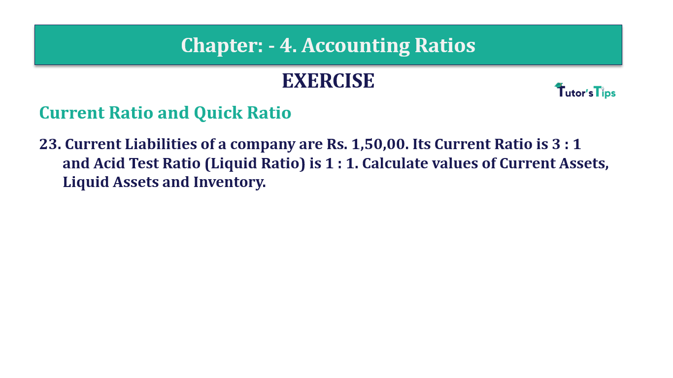 Question 23 Chapter 4 of +2-B