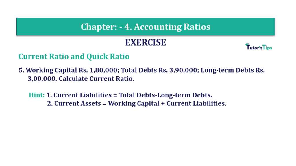 Question No. 5 - Chapter No.4 - T.S. Grewal +2 Book Part B Question 5 Chapter 4 of +2-B