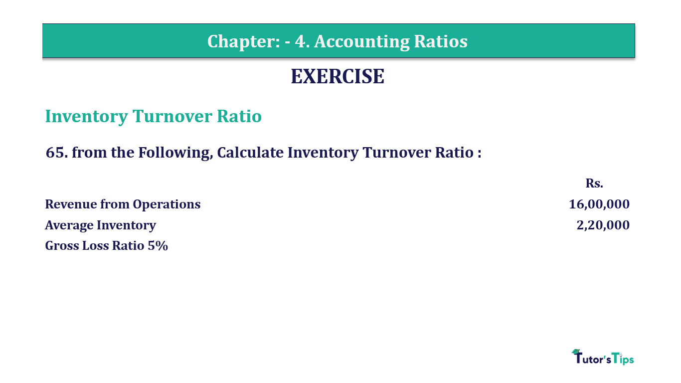 Question 65 Chapter 4 of +2-B