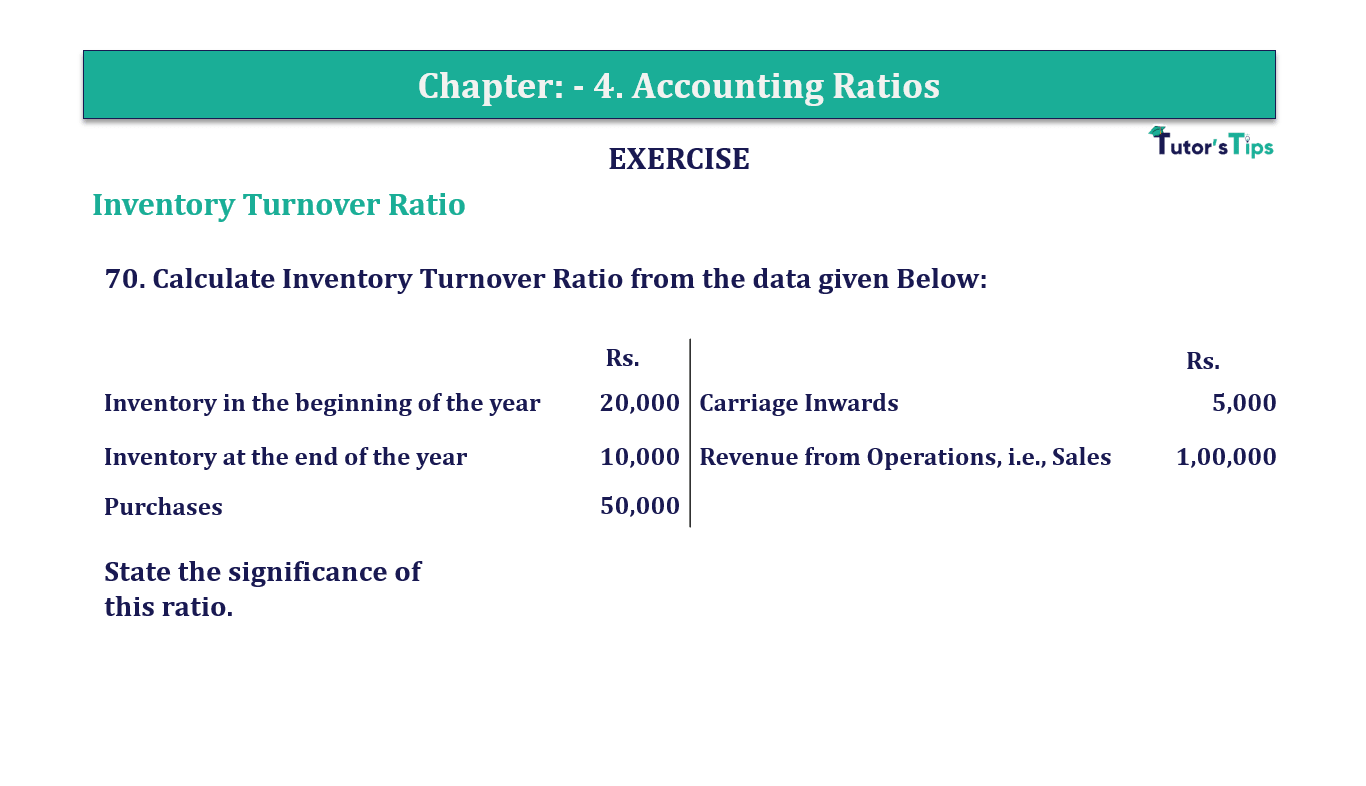 Question 70 Chapter 4 of +2-B