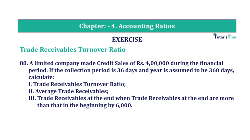 Question No. 88- Chapter No.4 - T.S. Grewal +2 Book Part B Question 88 Chapter 4 of +2-B