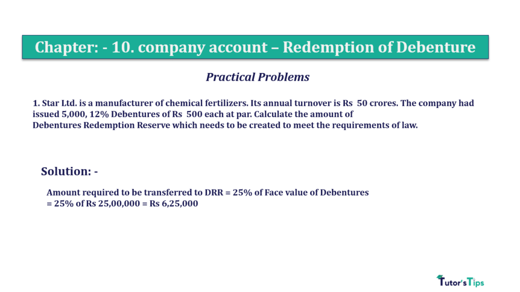 Question No. 01 - Chapter No.10 - T.S. Grewal +2 Book Part B Question 01 Chapter 10 of +2-A