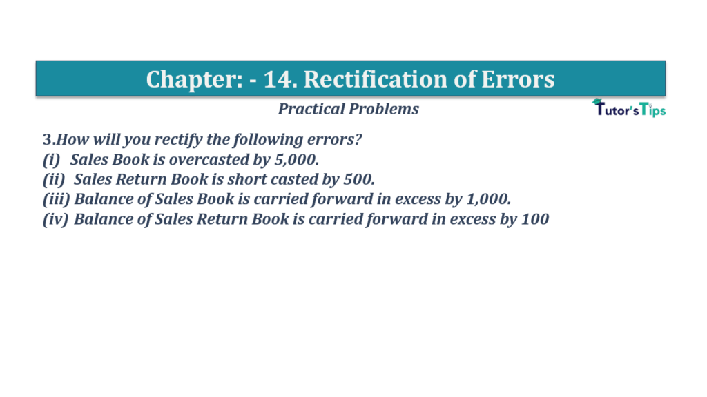 Question No.03 - Chapter No.17- T.S. Grewal +1 Book 2019-Solution Question No 03 Chapter No 17