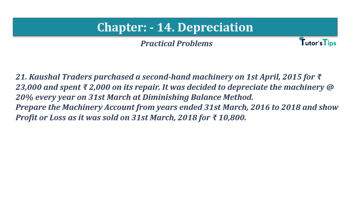 Question No 21 Chapter No 14