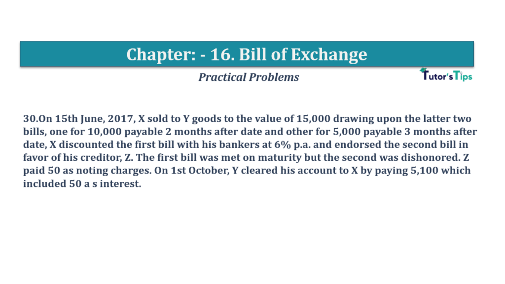 Question No.30- Chapter No.16- T.S. Grewal +1 Book 2019-Solution Question No 30 Chapter No 16