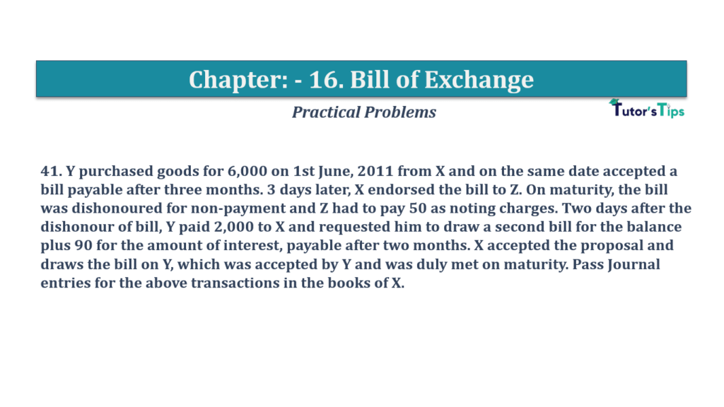 Question No.41- Chapter No.16- T.S. Grewal +1 Book 2019-Solution Question No 41 Chapter No 16