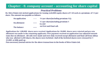 Chapter No. 8 - Company Accounts - Accounting for Share Capital Question No.86 Chapter No.8 T.S. Grewal 2 Book 2019 Solution min min 360x202 - Chapter No. 8 - Company Accounts - Accounting for Share Capital