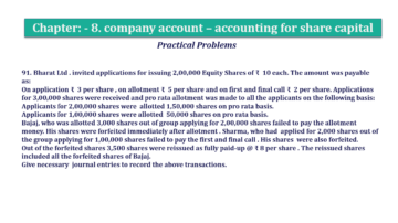 Chapter No. 8 - Company Accounts - Accounting for Share Capital Question No.91 Chapter No.8 T.S. Grewal 2 Book 2019 Solution min min 1 360x202 - Chapter No. 8 - Company Accounts - Accounting for Share Capital