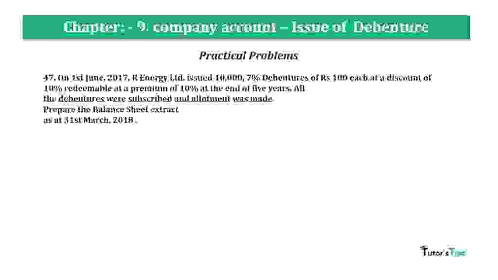 Question No47 - Chapter No.9 - T.S. Grewal +2 Book 2019-Solution Question 47 Chapter 9 of +2-A