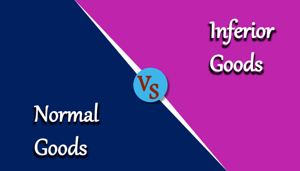Difference between Normal Goods and Inferior Goods Difference between Normal Goods and Inferior Goods