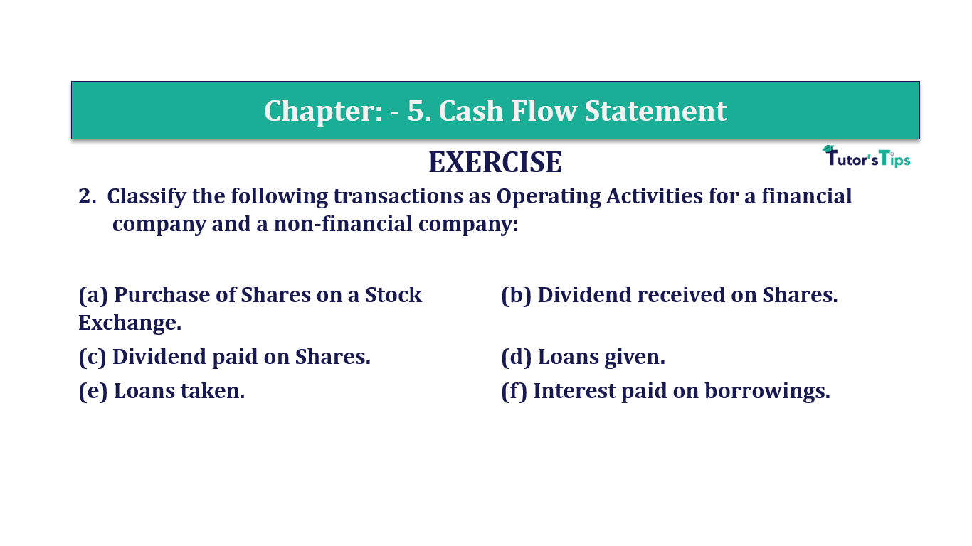 Question 02 Chapter 5 of +2-B