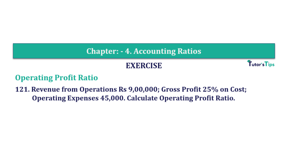 Question No. 121- Chapter No.4 - T.S. Grewal +2 Book Part B Question 121 Chapter 4 of +2-B