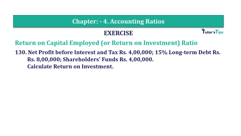 Question No. 130- Chapter No.4 - T.S. Grewal +2 Book Part B Question 130 Chapter 4 of +2-B