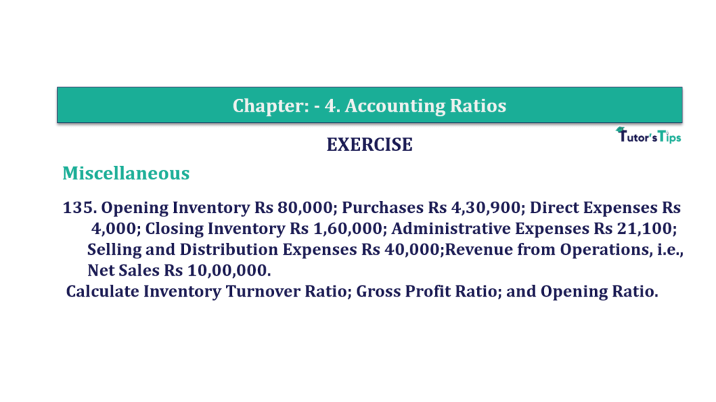 Question No. 135- Chapter No.4 - T.S. Grewal +2 Book Part B Question 135 Chapter 4 of +2-B