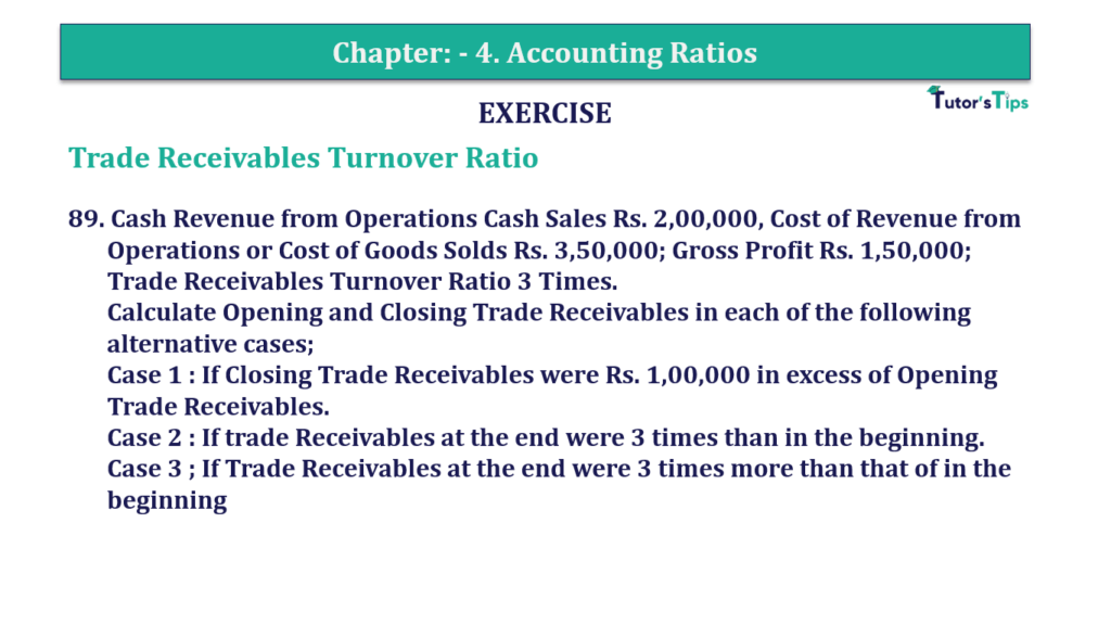 Question No. 89- Chapter No.4 - T.S. Grewal +2 Book Part B Question 89 Chapter 4 of +2-B