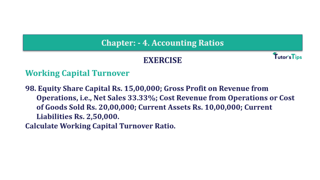 Question No. 98- Chapter No.4 - T.S. Grewal +2 Book Part B Question 98 Chapter 4 of +2-B