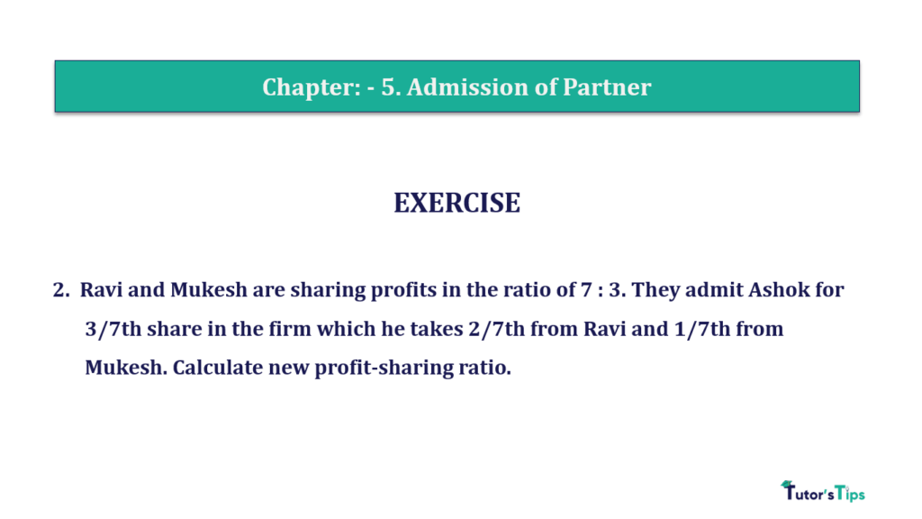Question No.02 Chapter No.5 - T.S. Grewal +2 Book 2019-Solution Question 02 Chapter 5 of +2-A