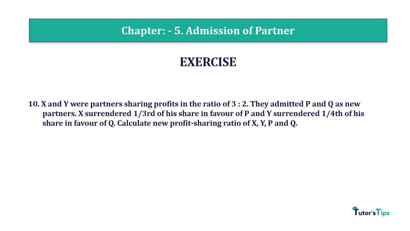 Question 10 Chapter 5 of +2-A