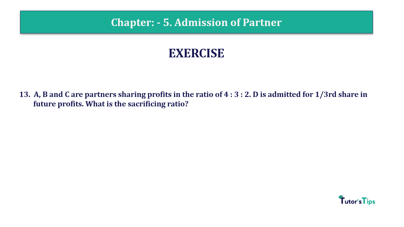 Question 13 Chapter 5 of +2-A