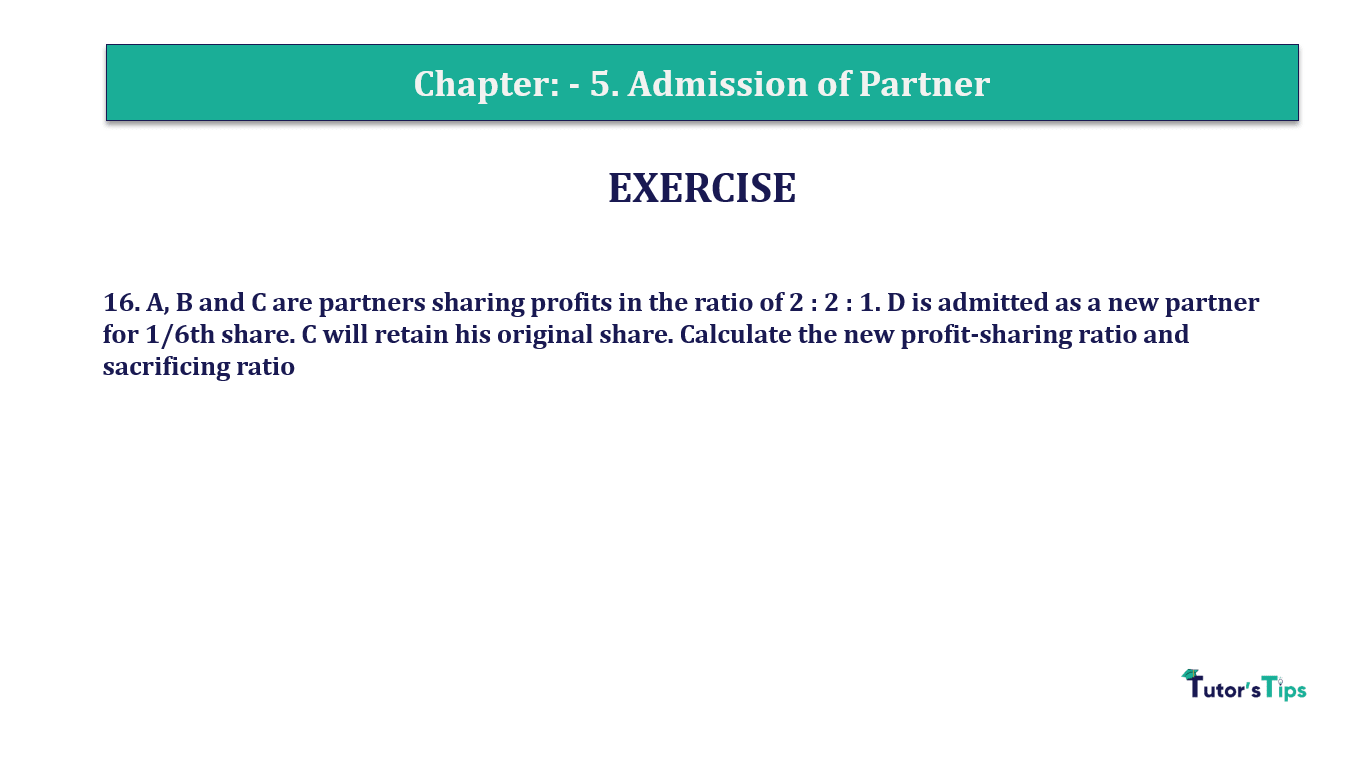 Question 16 Chapter 5 of +2-A