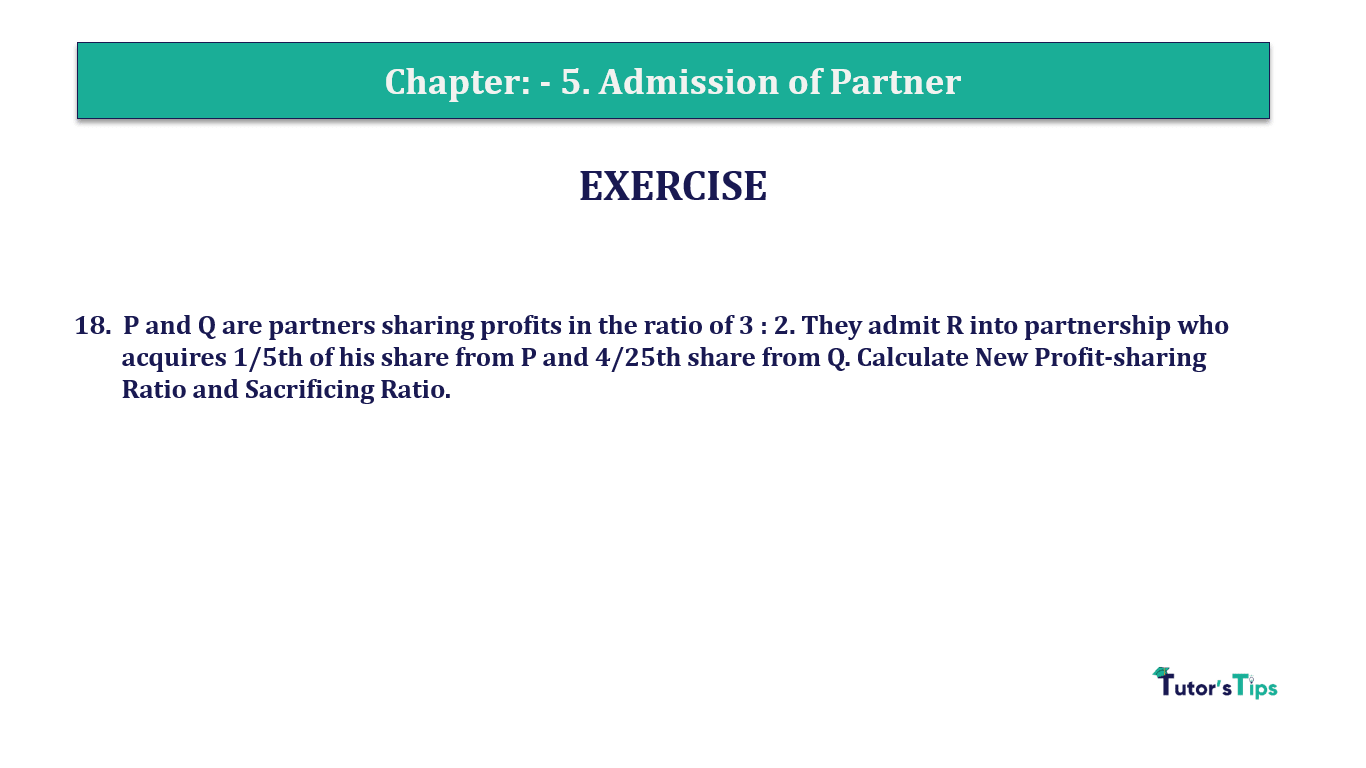 Question 18 Chapter 5 of +2-A