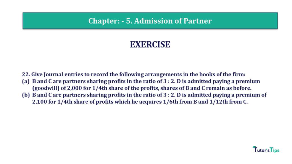 Question No.22 Chapter No.5 - T.S. Grewal +2 Book 2019-Solution Question 22 Chapter 5 of +2-A