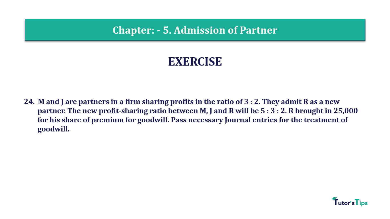 Question 24 Chapter 5 of +2-A