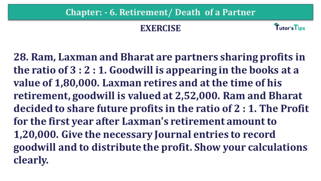 Question No.28 Chapter No.6 - T.S. Grewal +2 Book 2019-Solution Question 28 Chapter 6 of +2-A
