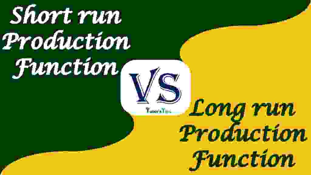 Difference between Short Run and Long Run Production Function Difference between Short Run and Long Run Production Function