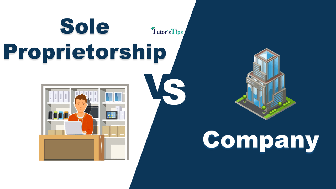 The Difference between Company and Sole Proprietorship - Tutor's Tips