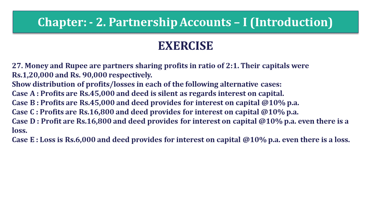 Question 27 Chapter 2 of +2- Part-