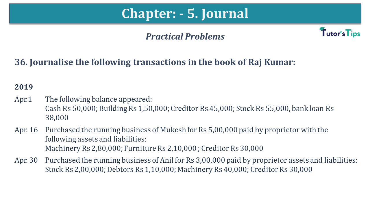 Question No 36 Chapter No 5